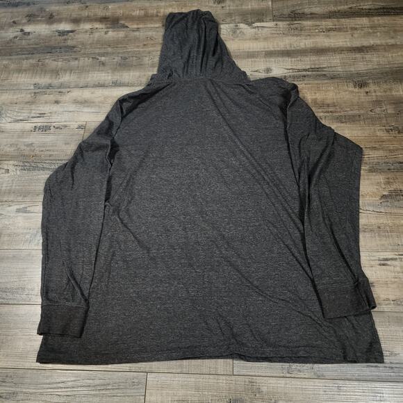 Batman black hooded long sleeve Tshirt Size 2X 2324 - Picture 5 of 5